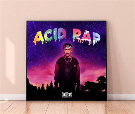 Chance The Rapper Acid Rap Music Album Cover Celebrity Art Etsy
