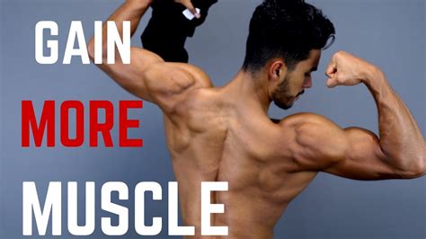 How To Gain More Muscle In Easy Steps Youtube