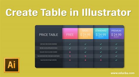 How to use drawing tablets in photoshop and illustrator. Create Table in Illustrator | 2 Methods to Draw a Table in ...