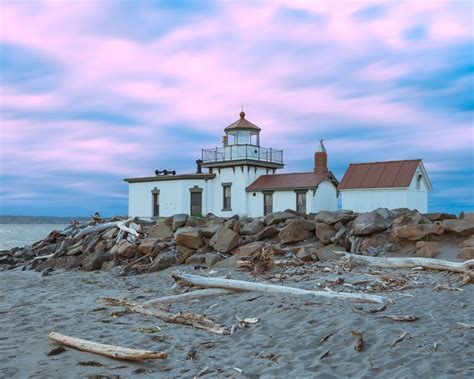 West Point Lighthouse Seattle Washington This Is A