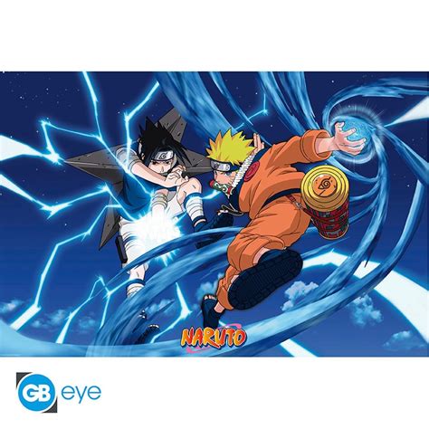 Naruto Poster Naruto And Sasuke 915x61 Abysse Corp