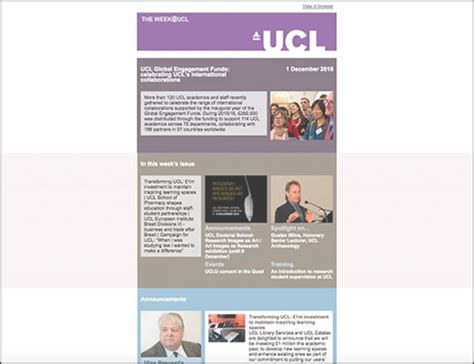 Final First Term Issues Of The Weekucl And Myucl Ucl News Ucl
