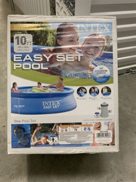 Intex 10x30 Easy Set Pool With Pump Will Ship Asap Ebay