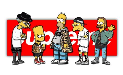 White Bart Simpson Supreme Wallpapers Top Free White Bart Simpson