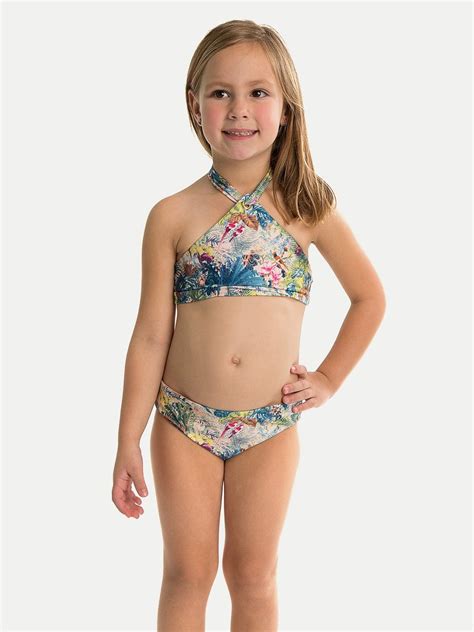 Traje De Baño Niña Bikini Mini Alexa 6 Meses A 8 Años