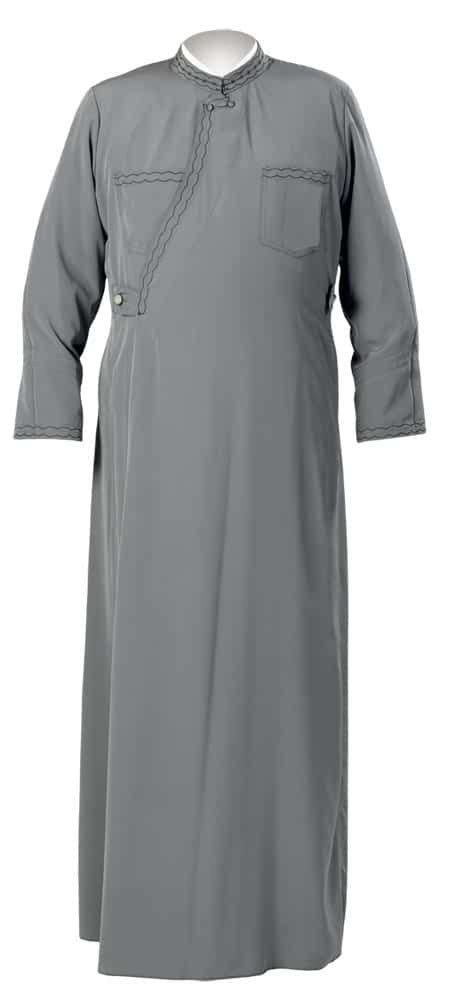 Summer Cretan Gown Cassock In Grey Ampelos