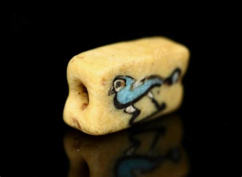 A Romano Egyptian Mosaic Glass Beads Inlay Of A Bird Egypt Circa 1st Century B C A D