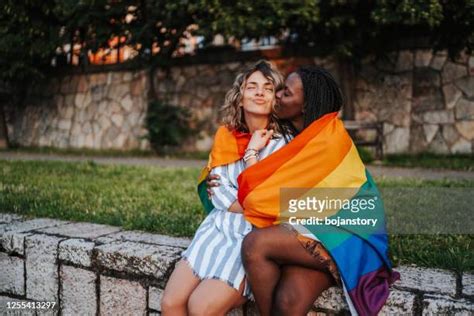 Black Lesbians Kiss Photos And Premium High Res Pictures Getty Images