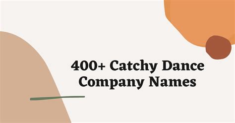 700 Catchy Dance Company Names Ideas To Get Inspired