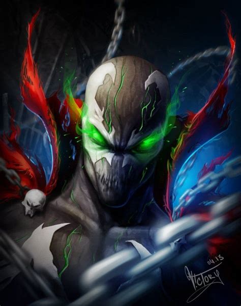 Fan Art Cover For A Spawn Comic Ive Created A Spartan Version To Make