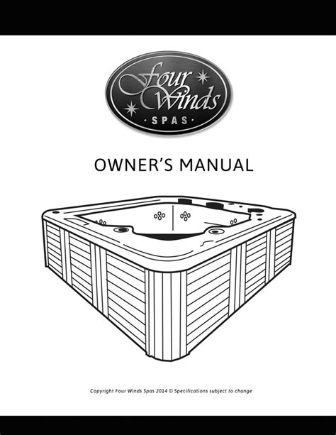Four Winds Spa Manual