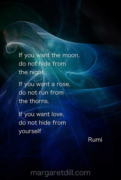If You Want The Moon Rumi Quote Dream And Design