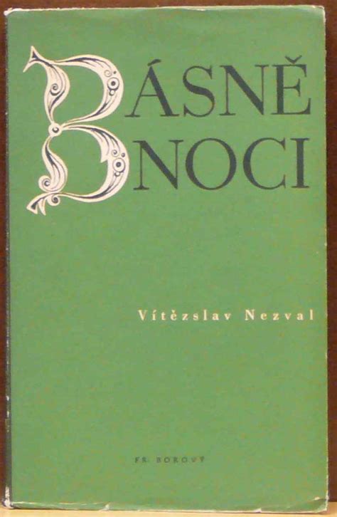 Kniha Básně Noci Antikvariát Václav Beneš Plzeň