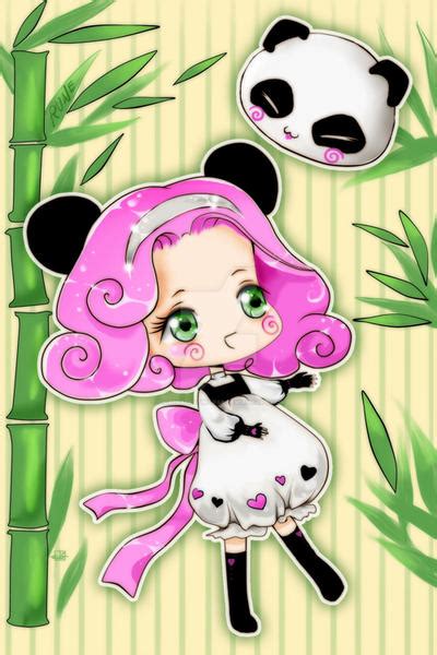 Chibi Panda Girl By Fiorina Artworks On Deviantart
