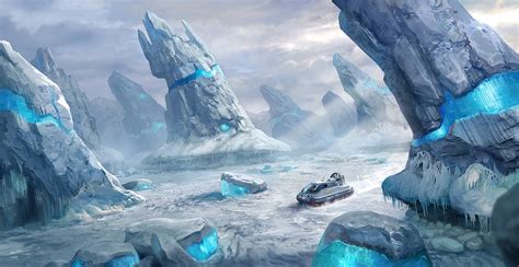 Subnautica Below Zero Ice Plains Concept Art Rsubnautica