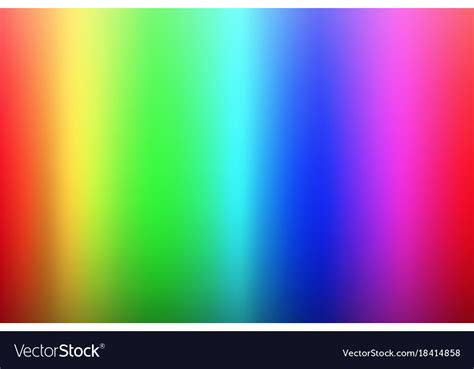 Color Spectrum Background Rainbow Colors Palette Vector Image