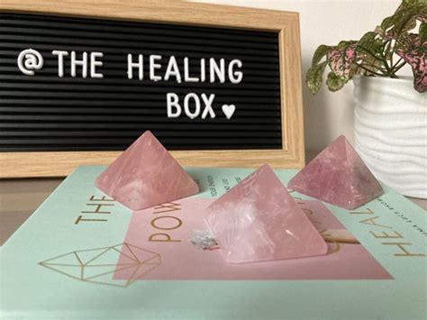 Rose Quartz Pyramid Crystals Self Love Crystal Healing Etsy
