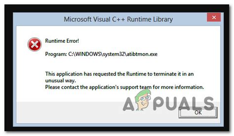 How To Fix Runtime Error Atibtmon Exe On Windows