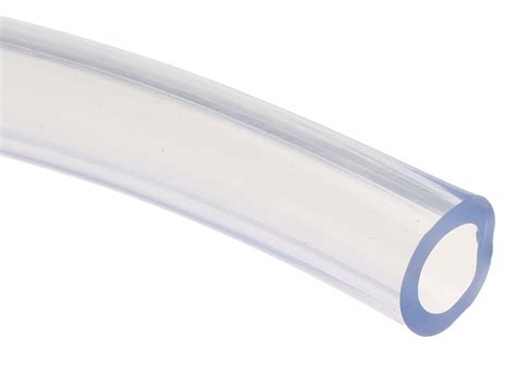 RS PRO Transparent Flexible Tubing 10mm ID PVC 4 Bar Max Working