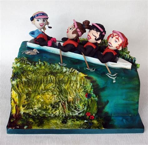Row Your Boat Decorated Cake By Niamh Geraghty Cakesdecor