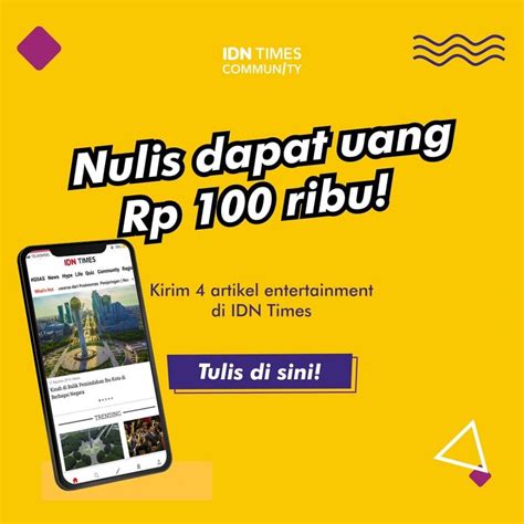 Sehingga saya pikir ini bisa jadi peluang tersendiri untuk anda yang ingin mendapat uang dengan menulis di internet. 5 Langkah Jitu Memaksimalkan IDN Times untuk Menghasilkan Uang