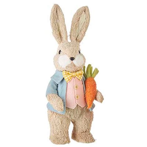 Raz 13 Bunny With Carrot Or Basket Figure Raz Imports Raz Spring