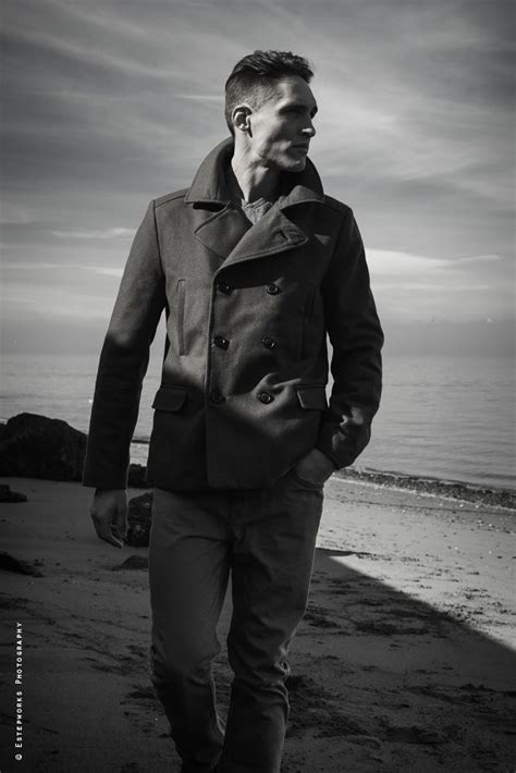 In other words, a boy would only go to the there were no children with long hair. Jordan Bradley, Fashion, Peacoat, Men's, headshot, B&W ...