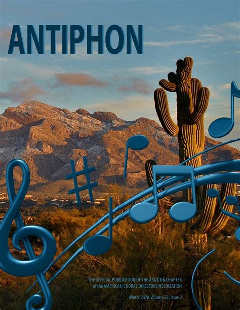 Antiphon Winter 2020 Volume 23 Issue 2 By Arizona Chapter Of Acda