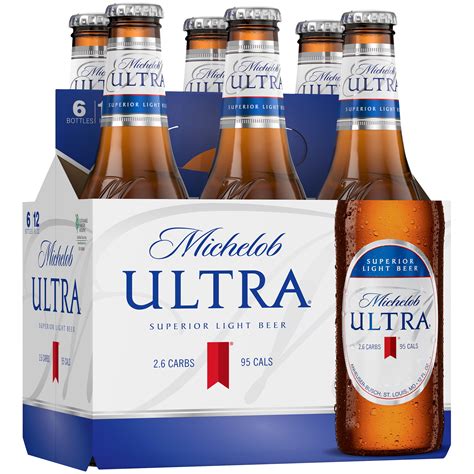 Michelob Ultra® Light Beer 6 Pack 12 Fl Oz Bottles