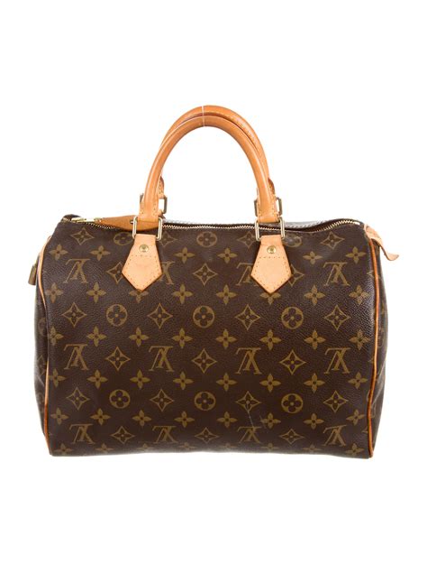 Louis Vuitton Monogram Speedy 30 Handbags Lou126041 The Realreal