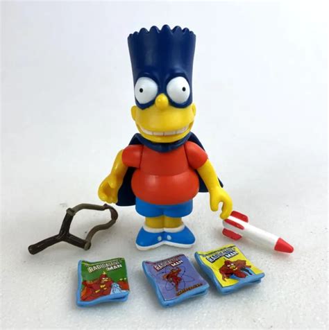 Bartman Bart Simpson The Simpsons Wos World Of Springfield Figure Complete 2198 Picclick