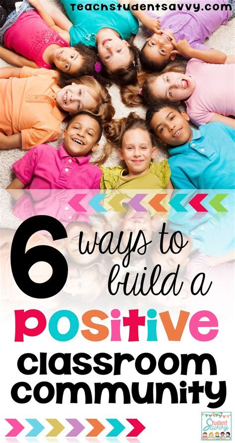6 Ways To Build A Positive Classroom Community Classroom Community Classroom Culture