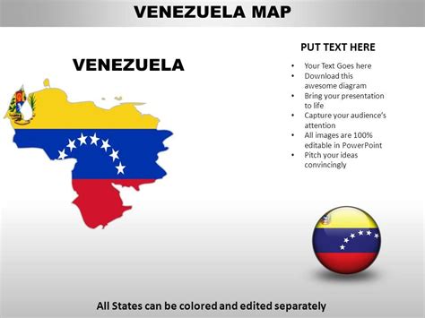 Venezuela Country Powerpoint Maps Templates Powerpoint Slides Ppt