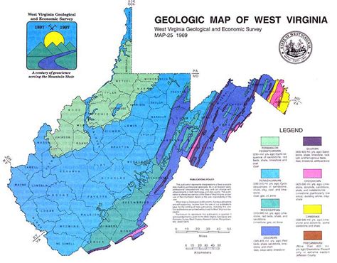 Geologic Map Of West Virginia West Virginia Explorer D8b