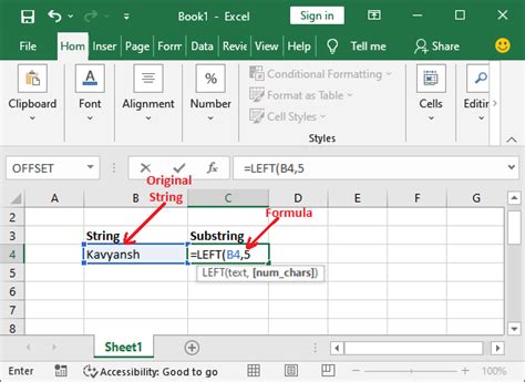 Excel Substring Formula Online Tutorials Library List