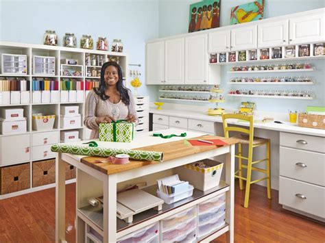 The best work and storage solutions. Craft and Sewing Room Storage and Organization | HGTV