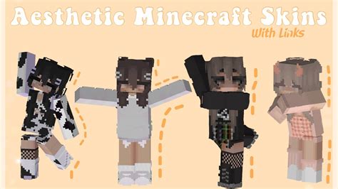 Aesthetic Minecraft Hd Skinswith Links In The Descriptionminecraft