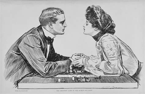 Sold At Auction Charles Dana Gibson The Weaker Sex The Greatest Game In The World His Moveâ€