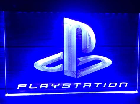 Ps4 Playstation Led Neon Bar Sign Home Light Up Mancave