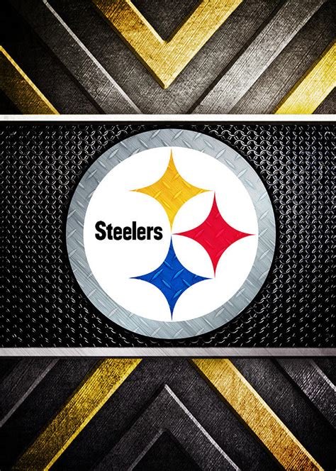 Pittsburgh Steelers Logo Art Digital Art by William Ng