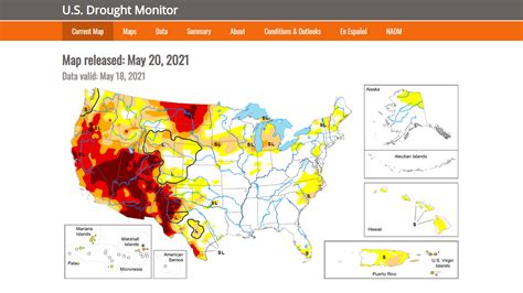 Weekly Drought Map Noaa
