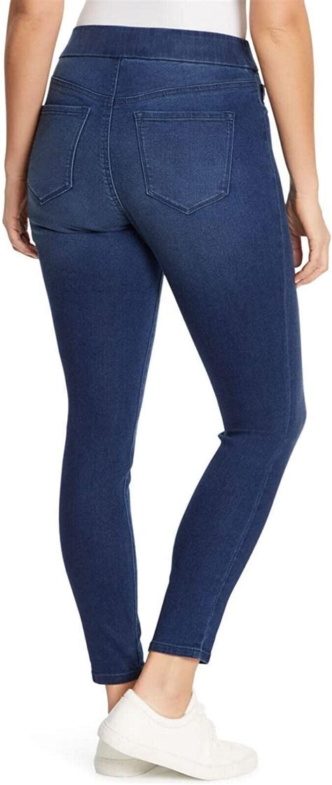 New Nine West Womens Heidi Nedda Stretch Denim Pull On Jeans Size 14 182 Ebay