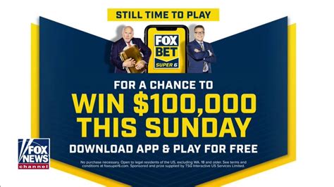 Fox Nfl Sunday Viewers Can Win 100k With Fox Bet Super 6 Fox News