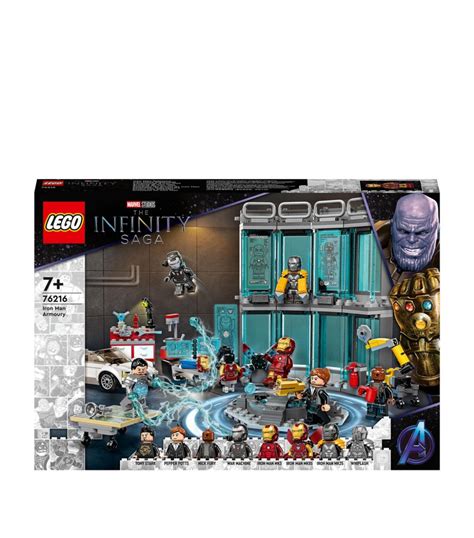 Lego Marvel Iron Man Armory Buildable Toy 26216 Harrods Uk