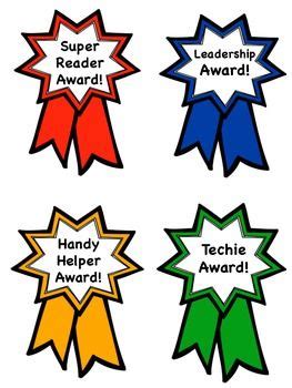 Awards~Behavior Ribbon Awards~Classroom Management | TpT | Kids awards ...