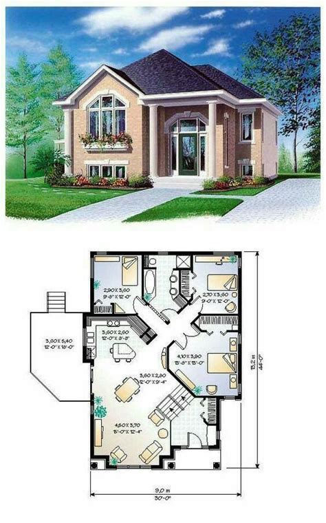 Home Design Plan 13x12m With 3 Bedrooms Home Design With Affordable