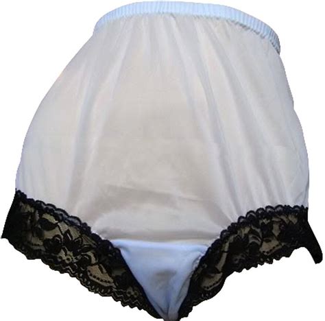 fait à la main culotte blanc femmes neuf s1h14 white handmade briefs panties nylon lace 3xl