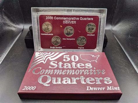 2000 D 50 States Commemorative Quarters 5 Pc Set Bu Isabell Auction