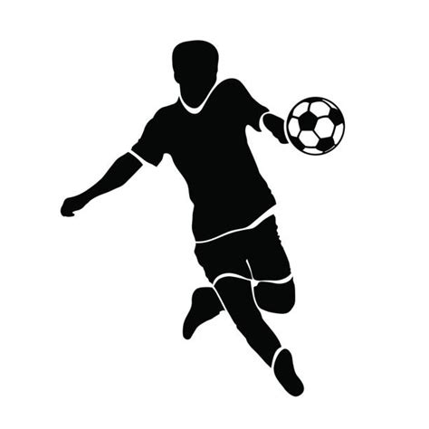 Best Football Player Outline Illustrations Royalty Free