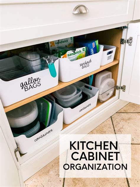 How To Organize Kitchen Cabinets Thirty Handmade Days